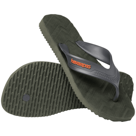 ブラジル発*havaianas*サンダル*ウェーブソール*Track Waves Men's Track Waves Flip Flops Olive Green | Havaianas