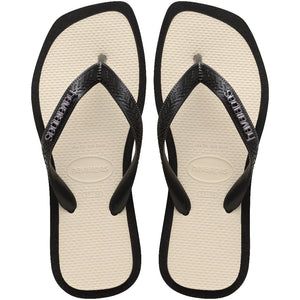 Women's Top Square Fusion Flip Flops
