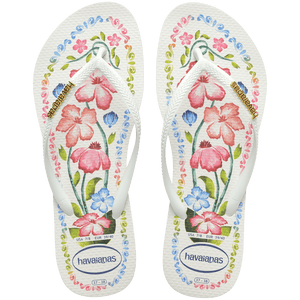 Women's Tropicalia Vibes Slim Flip Flops