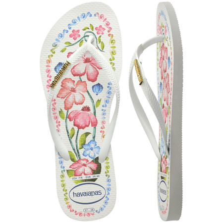 Women's Tropicalia Vibes Slim Flip Flops