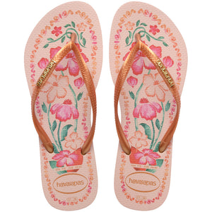 Women's Tropicalia Vibes Slim Flip Flops
