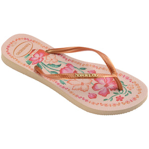 Women's Tropicalia Vibes Slim Flip Flops