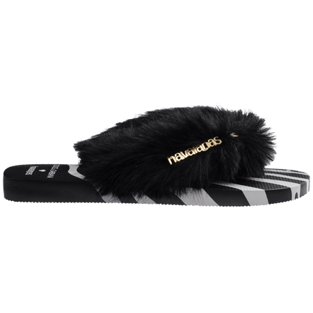 Women's Dolce&Gabbana Animals Faux Fur Zebra Top Flip Flops Women's Dolce&Gabbana Animals Faux Fur Zebra Top Flip Flops
