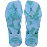 Women's Slim Square Jelly Flip Flops