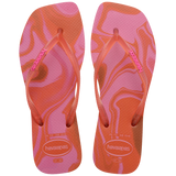 Women's Slim Square Jelly Flip Flops