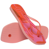 Women's Slim Square Jelly Flip Flops