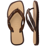 Women's Top Square Fusion Boho Flip Flops