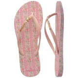Kids' LoveShackFancy Blooming Heirloom Slim Flip Flops