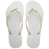 Women's Slim White Pearl Flip Flops