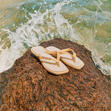 Women's Top Square Fusion Flip Flops