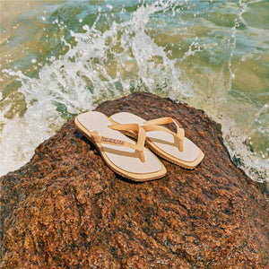 Women's Top Square Fusion Flip Flops