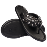 Women's Isabel Marant Maxi Puffed Studs Flip Flops