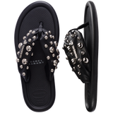 Women's Isabel Marant Maxi Puffed Studs Flip Flops