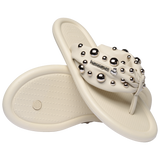 Women's Isabel Marant Maxi Puffed Studs Flip Flops